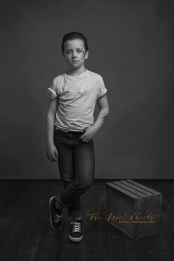 boy posing child portraiture